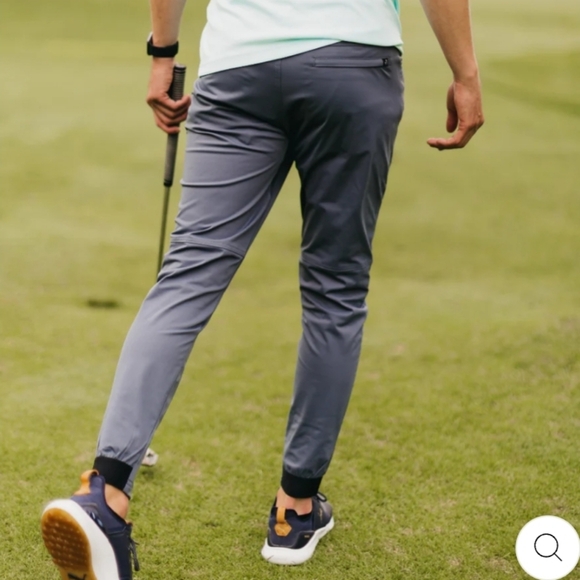 Swannies Golf Mulligan Jogger Pants Graphite Gray Men's Large - Picture 2 of 14